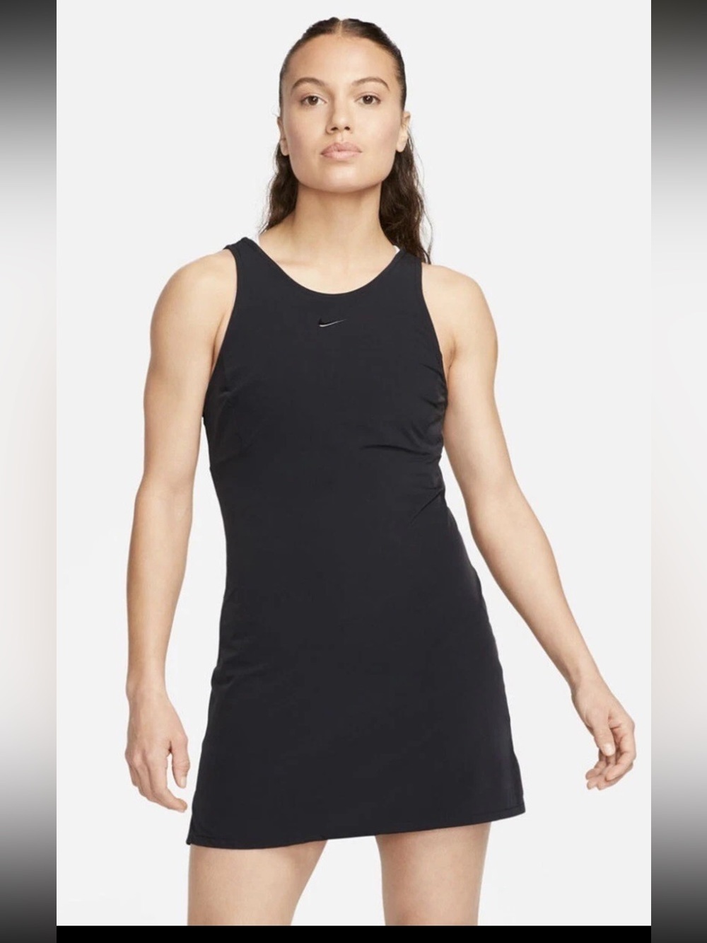 Nike Dri-FIT Black Athletic Dress Built In Shorts Size Large L